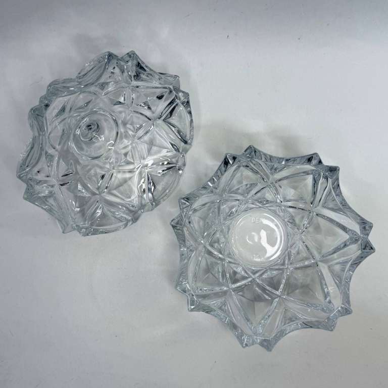 Шкатулки хрустальные для украшений СССР 3 штуки