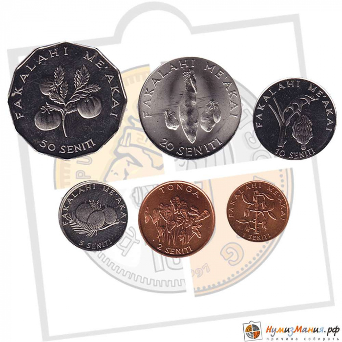 () Монета Тонга 1996 год    UNC