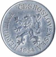 (№1953km38) Монета Чехословакия 1953 год 10 Haleacute;řů