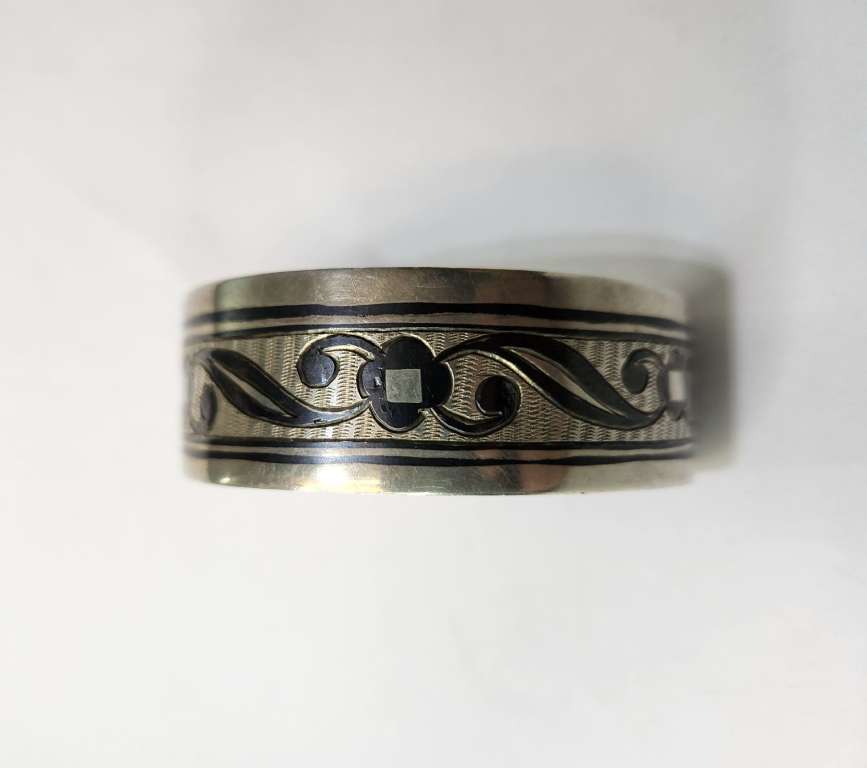 Браслет серебро 875 проба СССР 19 гр