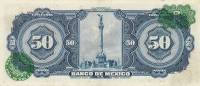 (№1950P-49d.1) Банкнота Мексика 1950 год "50 Pesos"