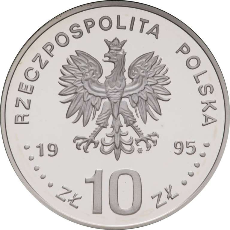 (1995) Монета Польша 1995 год 10 злотых &quot;ХХVI Летняя олимпиада Атланта&quot;  Серебро Ag 925  PROOF