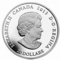 () Монета Канада 2013 год 20 долларов ""   PROOF
