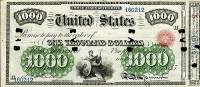 (№1865P-300) Банкнота США 1865 год "1,000 Dollars"