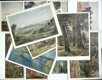 Набор открыток "Живопись. ИЗОГИЗ. Гос. Русский музей", 14  шт., 50-е г.