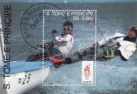 (№1993-310) Блок марок Сан-Томе и Принсипи 1993 год "Парусный спорт", Гашеный