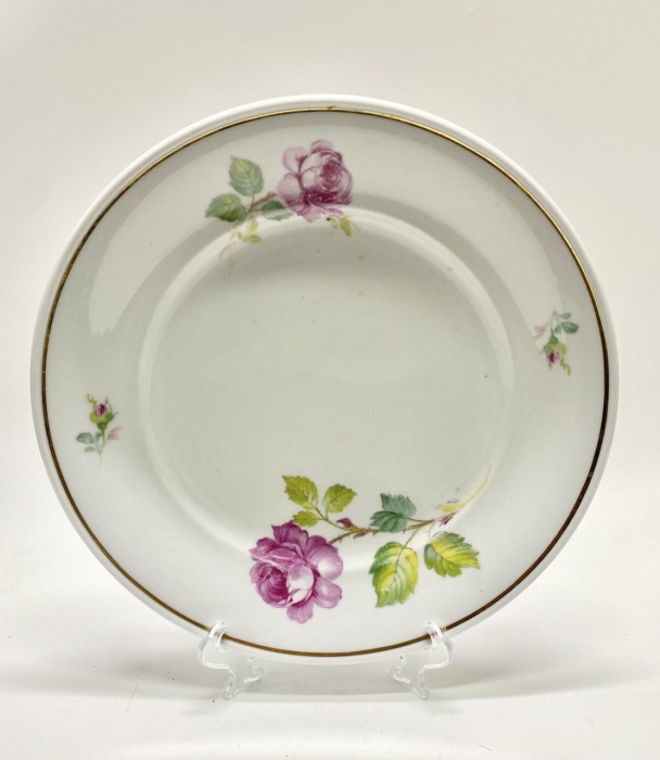 Тарелка KPE ГДР розы 24 см 