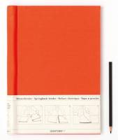 *Папка для бумаг PEKA CANVAS А4, с зажимом, оранжевый. Leuchtturm1917, #303735
