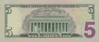 (№2009P-531) Банкнота США 2009 год "5 Dollars" (Подписи: Rosa Gumataotao Rios - Geithner)