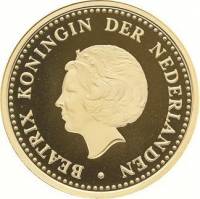 () Монета Ниделандские Антильские острова 2005 год 10  ""   Биметалл (Платина - Золото)  UNC