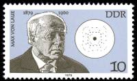 (1979-021) Марка Германия (ГДР) "Макс фон Лауэ"    Известные личности II Θ