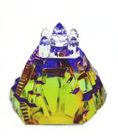 Сувенир "Замок на горе", 5,3*6 см, хрусталь, Австрия, новый