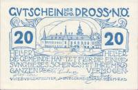 (№1920) Банкнота Австрия 1920 год "20 Heller"
