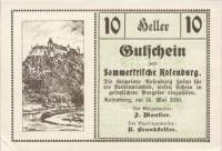 (№1920) Банкнота Австрия 1920 год "10 Heller"