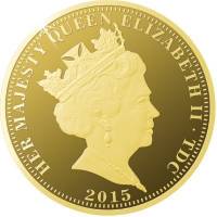 () Монета Тристан да Кунья 2015 год 5 фунтов ""   PROOF