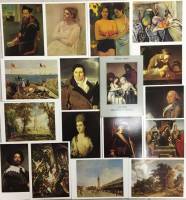 Набор открыток "Музей метрополитен", 16 шт., 1988 г. 