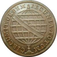 (№1778km202.1) Монета Бразилия 1778 год 20 Reacute;is (Высокая корона)