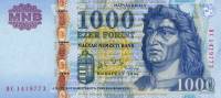 (№2006P-195b) Банкнота Венгрия 2006 год "1,000 Forint"