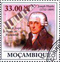 (№2009-3392) Марка Мозамбик 2009 год "200-летию Иосифа Haydn17321809", Гашеная