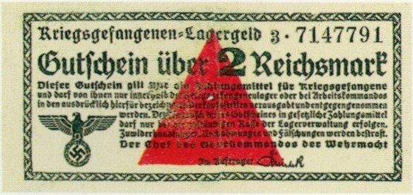 (№1939) Банкнота Германия 1939 год &quot;2 Reichsmark&quot;