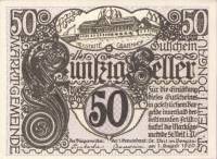 (№1920) Банкнота Австрия 1920 год "50 Heller"