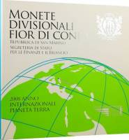 (2008, 9 монет) Набор монет Сан-Марино 2005 год "Земля - голубая планета"  Буклет