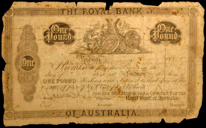(№2017P-UNL1) Банкнота Австралия (Без даты) 1 Pound&quot;