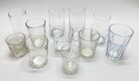 Стаканы, стекло, 11 шт