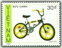 (1989-039) Марка Вьетнам "Vmx-pl"    Велосипеды III Θ