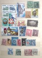 - Набор марок Разные страны 54 шт  Гашёные .  Θ