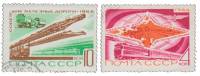 1968-109-110  Серия Набор марок (2 шт) СССР  Железнодорожный транспорт I Θ