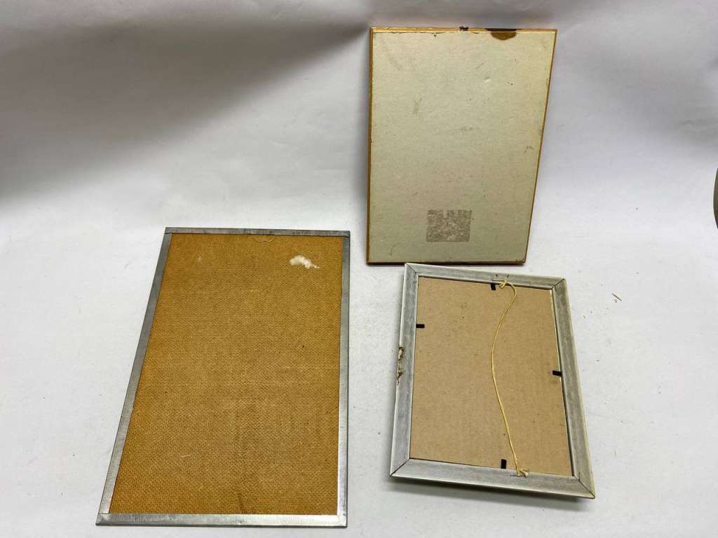 Панно картина апликация в рамке, 3 шт