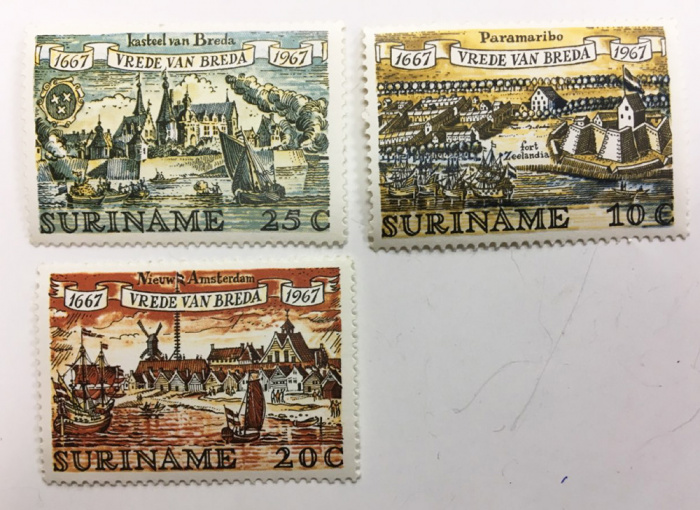 (--) Набор марок Суринам &quot;3 шт.&quot;  Негашеные  , III O