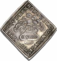 (№1648km160) Монета Дания 1648 год 1/6 Speciedaler
