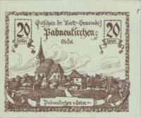 (№1920) Банкнота Австрия 1920 год "20 Heller"