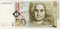 () Банкнота Германия (ФРГ) 1996 год 50  ""   UNC