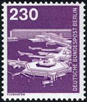 (1979-003) Марка Германия (ФРГ) "Аэропорт"    Промышленность и техника III Θ
