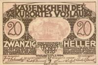(№1920) Банкнота Австрия 1920 год "20 Heller"