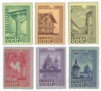 1968-124-127  Серия Набор марок (6 шт) СССР  Памятники архитектуры III O