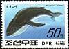 (1992-103) Марка Северная Корея "Горбатый кит"   Киты III Θ