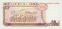() Банкнота Куба 1991 год 10  ""   UNC
