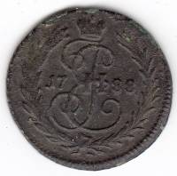 (1788) Монета Россия-Финдяндия 1788 год 1/2 копейки   Деньга Медь  UNC