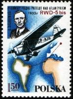 (1978-014) Марка Польша "RWD-5 1933"    Развитие авиации в Польше III Θ
