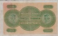 (№1907P-1a.2) Банкнота Швейцария 1907 год "50 Franken/Francs/Franchi" (Подписи: Hirter  de Haller  C