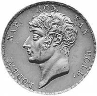 (№1808km34) Монета Нидерланды 1808 год 20 Gulden (Луи Наполеон)