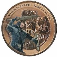 (№2014) Монета Новая Зеландия 2014 год 1 Dollar (Торин Дубощит)