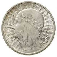 (1932) Монета Польша 1932 год 2 злотых "Ядвига"  Серебро Ag 750  UNC