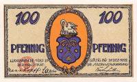 (№1921) Банкнота Германия 1921 год "1 Mark"