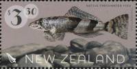 Марка из набора Новая Зеландия 2017 год "Torrentfish Cheimarrichthys fosteri", Гашеная