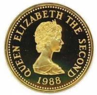 (№1988km74) Монета Джерси 1988 год 1 Pound (Приход Святого Иоанна)